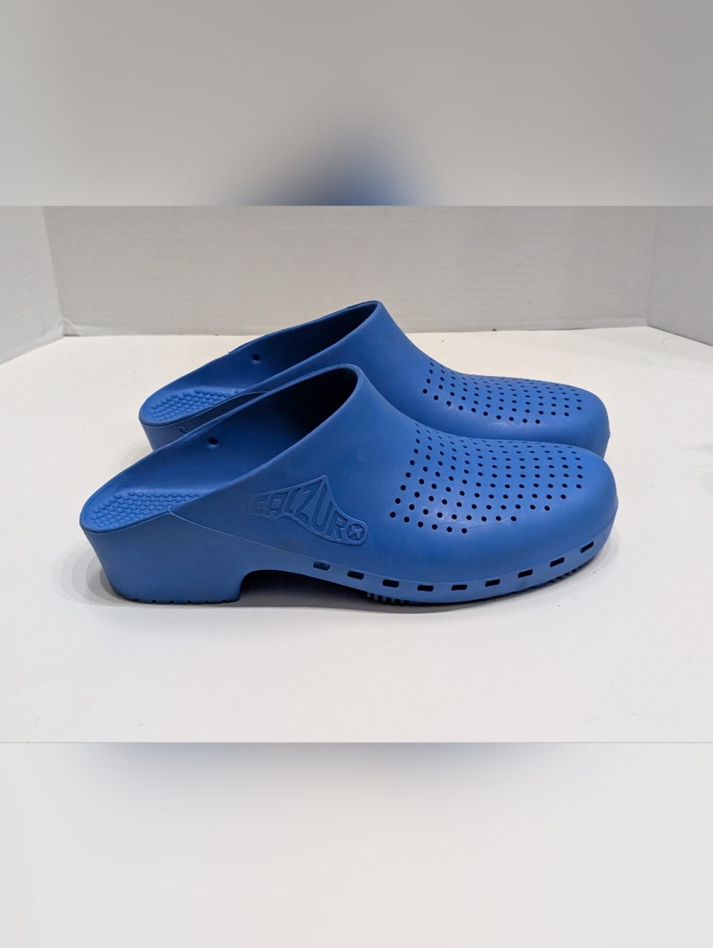 Calzuro Men's US 13-14 Blue Classics Bihos Clogs Made In Italy EU 46-47